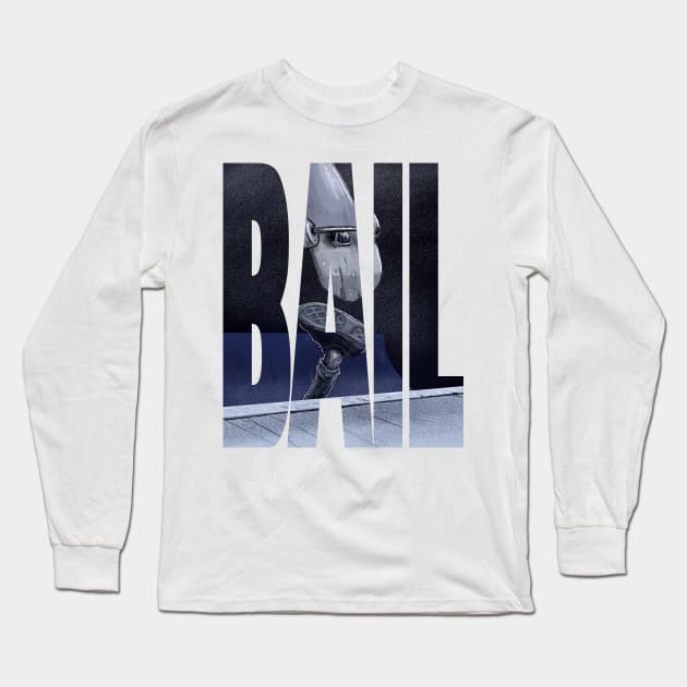 Skateboard clothing bail Long Sleeve T-Shirt by Carlos CD